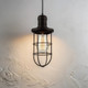 Black Pendant Industrial Style Cage BB8 Black Pendant Industrial Style Cage BB8